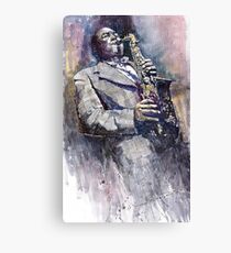 Jazz Saxophonist Charlie Parker Canvas Print