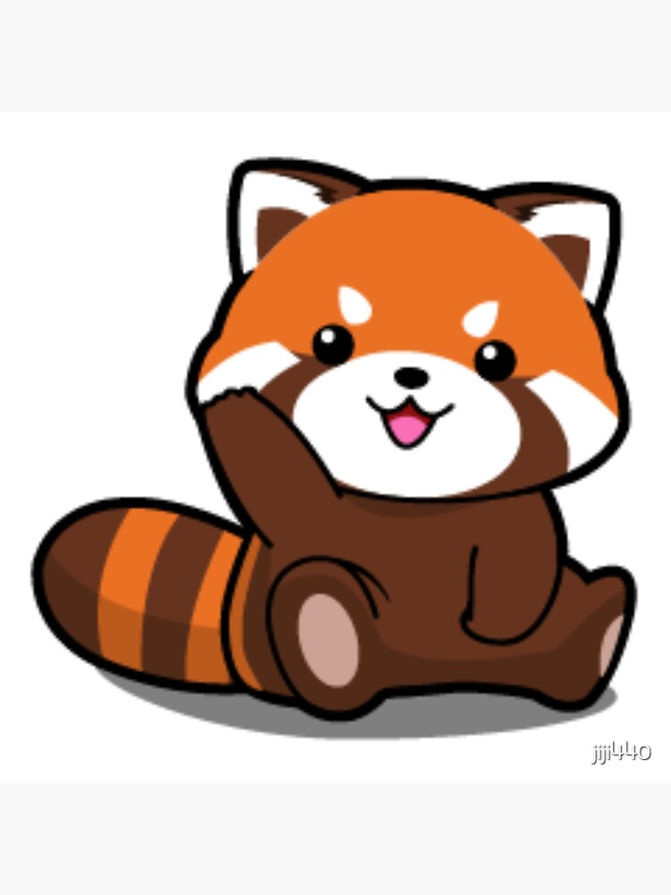 Too Cute Red Panda Greeting Card By Jiji440 Redbubble