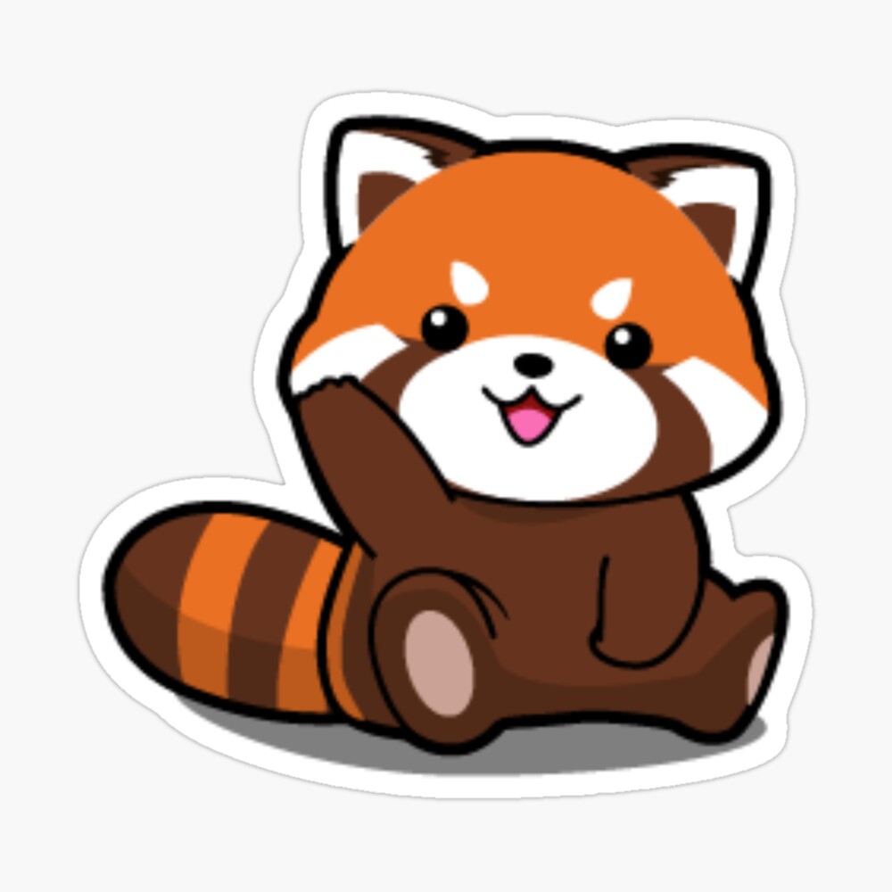 Too Cute Red Panda Art Board Print By Jiji440 Redbubble