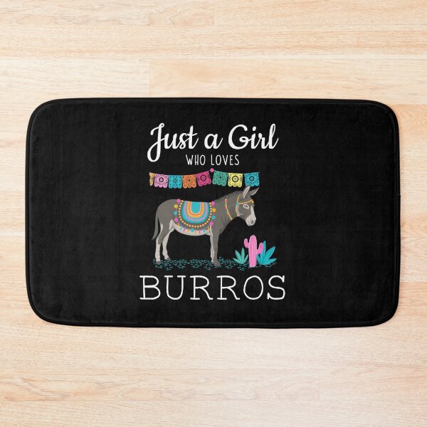 Item preview, Just A Girl Who Loves Burros Donkeys designed and sold by Funny Shirts Matter.