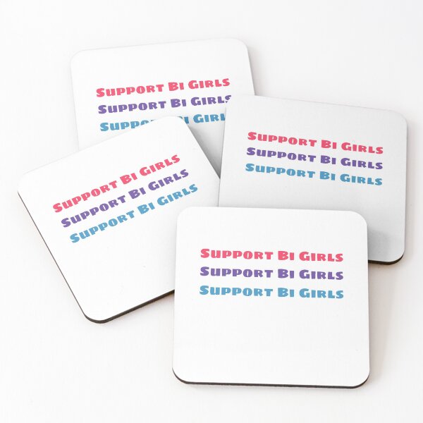 Item preview, Support Bi Girls - Written In Bi Pride Flag Colors designed and sold by snail-galaxy.