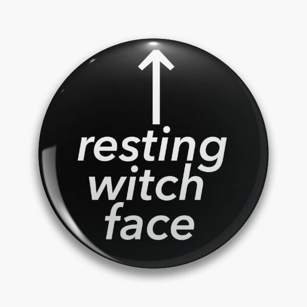Item preview, resting witch face designed and sold by chricket.