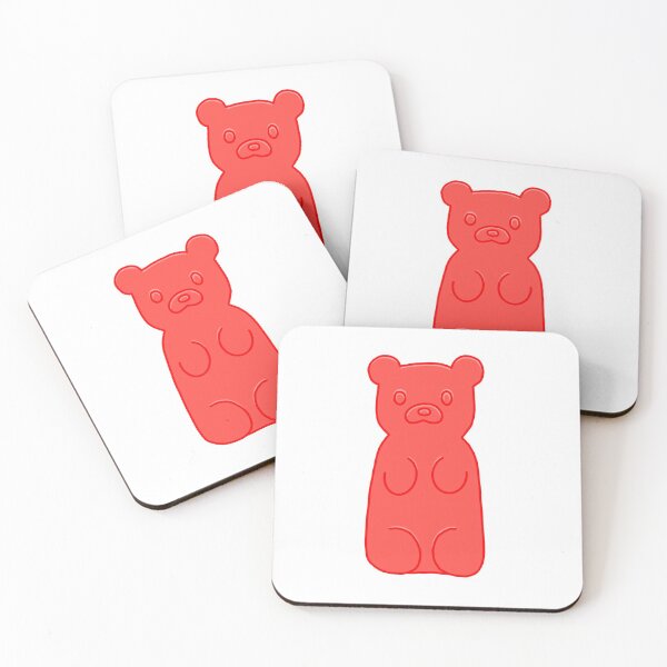 Aperçu de l'œuvre Ours gommeux rouge créée et vendue par Elaine Carter.