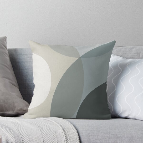 Mid Century Minimalist Throw Pillow