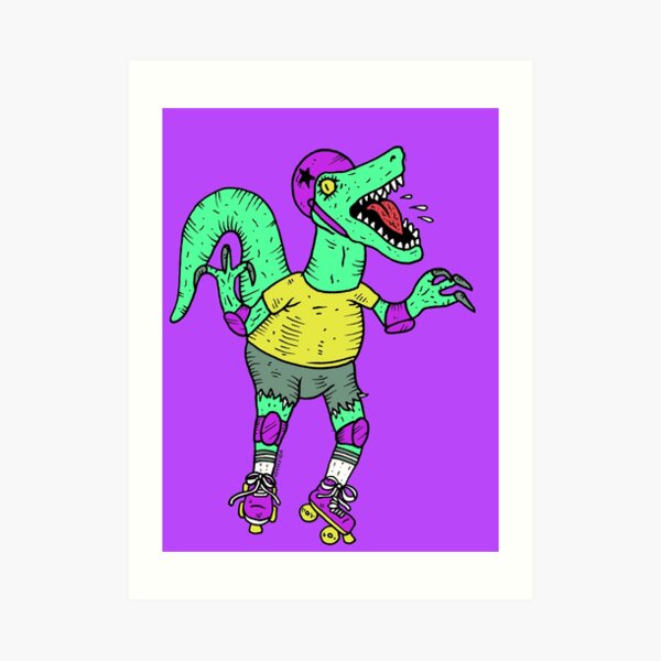 Dino Derby Art Print