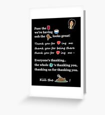 Linda Belcher Thanksgiving Song Greeting Card