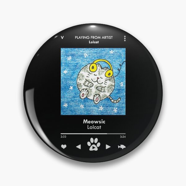 Item preview, Cat artist on music app designed and sold by bittergodart.
