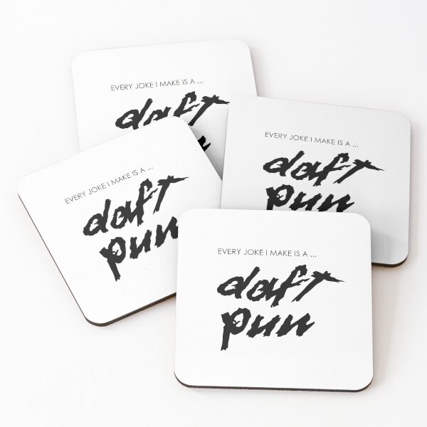 Daft Pun Coasters (Set of 4)