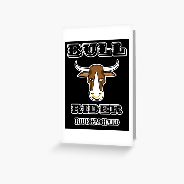 Bull Rider Alt. Version Greeting Card