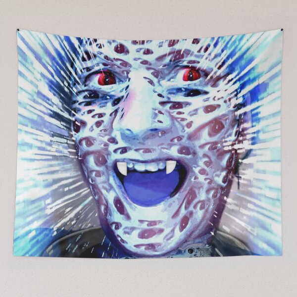 Item preview, Vampire portrait in blue light designed and sold by Astralia.