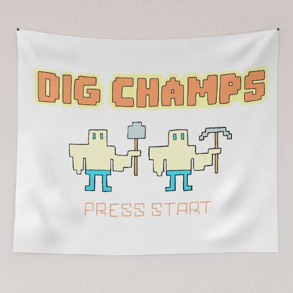 Item preview, Dig Champs Retro Game from Regular Show designed and sold by durkstars.