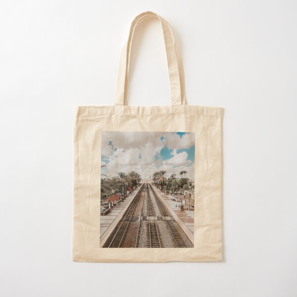 Fullerton Train Station Cotton Tote Bag