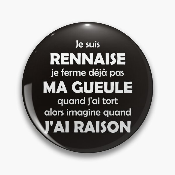 Rennes Pins And Buttons Redbubble