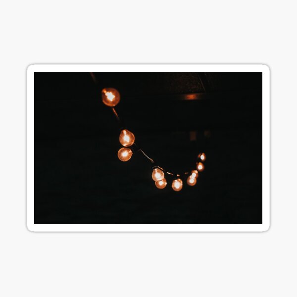 String Lights Sticker