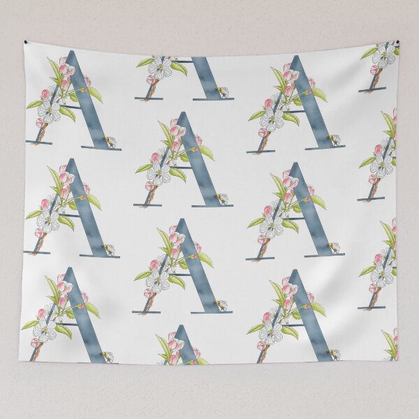 Item preview, A is for Apple Blossom designed and sold by Theodora Gould.