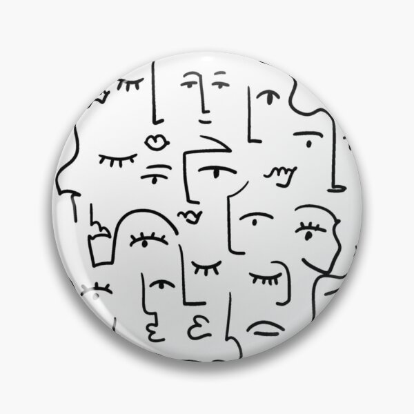 Item preview, Abstract faces designed and sold by RosyRebelShop.