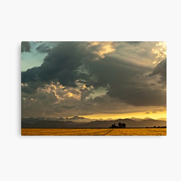 Sunset and Turmoil Canvas Print