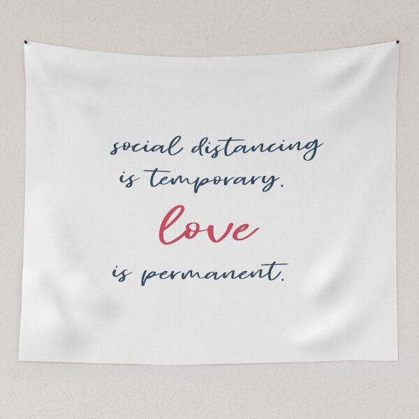 Item preview, Social distancing isolation protection and love quote designed and sold by ankka.