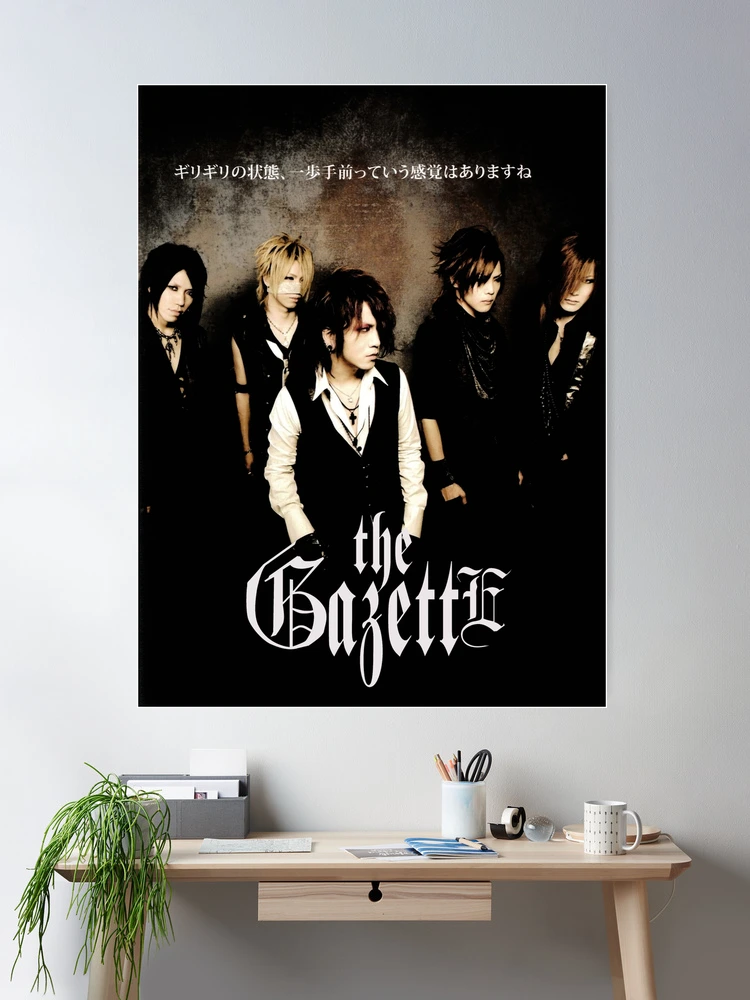 The gazette B2 ポスター　littlehearts RUKI RUKI, the GazettE Two-fold Double-sided poster Japan Visual