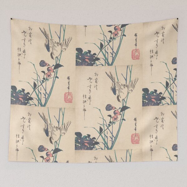 Item preview, Large-flowered Flat Bill and Sparrow designed and sold by Tizeru.