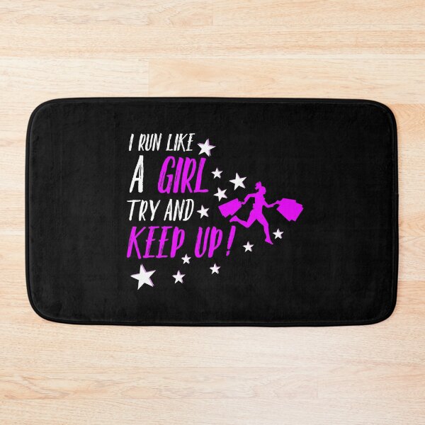 Item preview, I Run Like a Girl Runner Shopping Gift designed and sold by 2blackcherries.