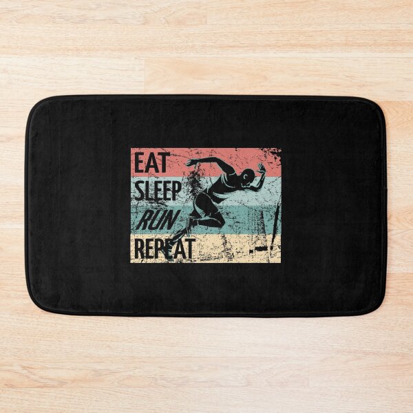 Item preview, Retro Eat Sleep Run Repeat Runner's Gift  designed and sold by 2blackcherries.