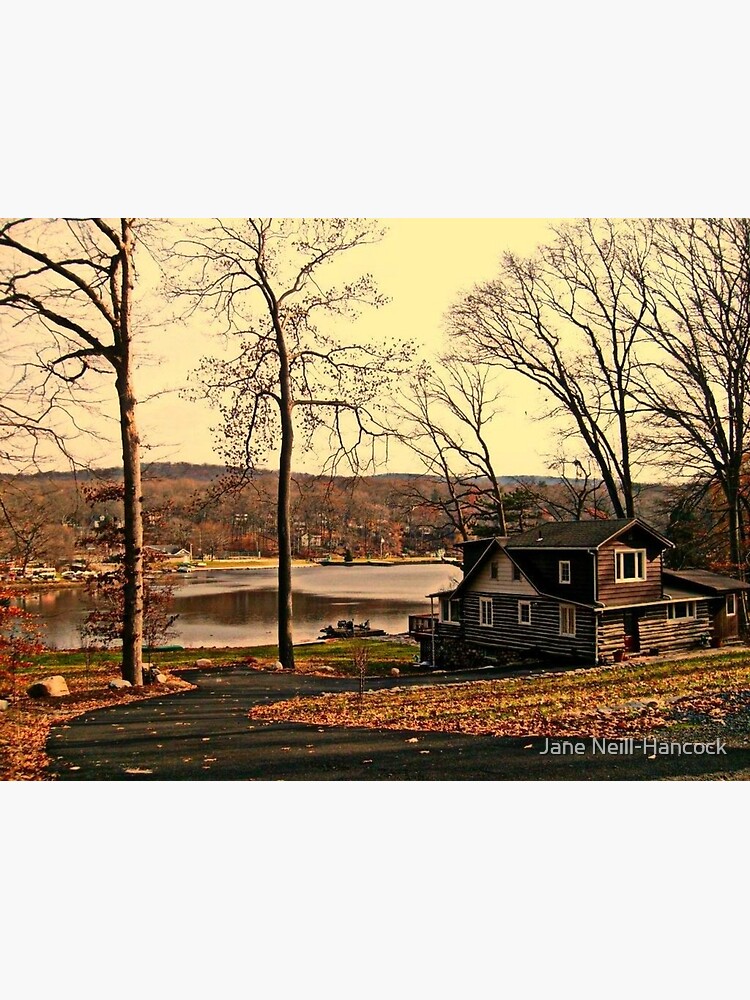 "My Dream Home on Cupsaw Lake, Ringwood NJ" Poster by amberwayne52