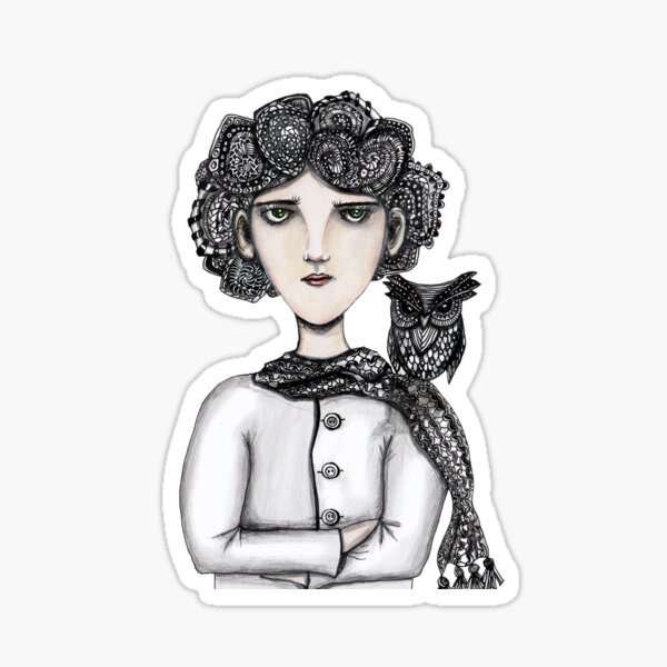 Chemo curls Sticker
