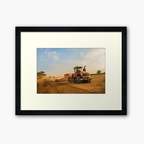 Drilling Framed Art Print