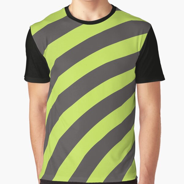 lime green and grey shirt