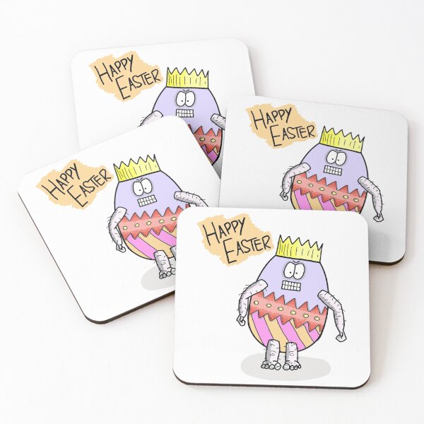 Item preview, Happy Easter - Angry Easter Egg - King of the Eggs designed and sold by Martin Peck.