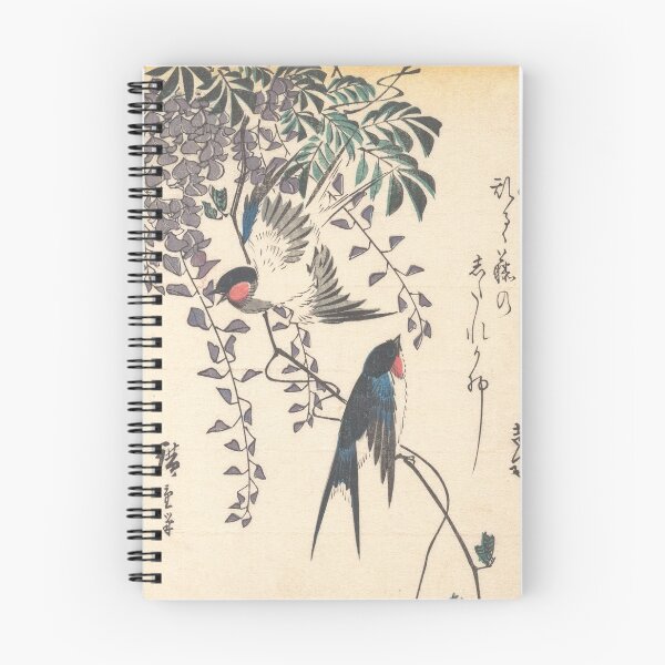 Item preview, Swallow and Wisteria designed and sold by Tizeru.