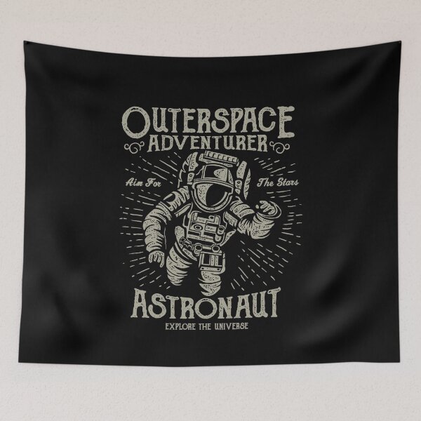 Artikelvorschau, Outerspace adventurer Astronaut, Super Geschenk für Kinder und Erwachsene, die gerne Astronaut werden möchten. entworfen und verkauft von desislogn.