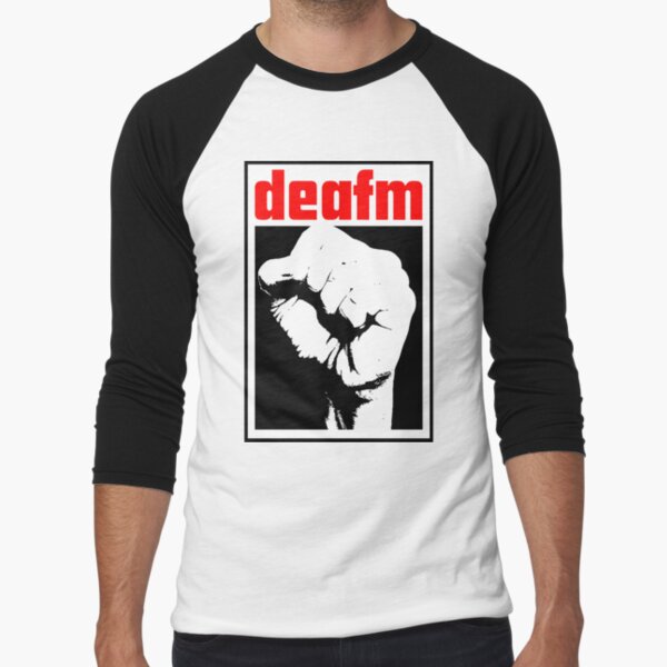 DeaFM Record Co. - "Soul" Logo Baseball ¾ Sleeve T-Shirt