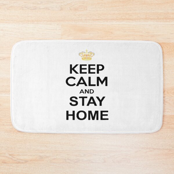Item preview, Keep Calm And Stay Home - Stay at home - Funny Influenza Virus Flu designed and sold by urban-design.