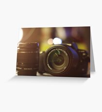 Photography in a picture Greeting Card