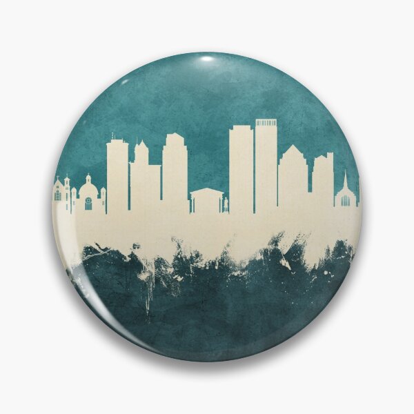 Aperçu de l'œuvre Dayton Ohio Skyline créée et vendue par ArtPrints.