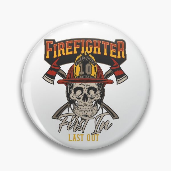 Item preview, FIREFIGHTER LOGO FIRST IN LAST OUT TSHIRT TEE GIFT PRESENT designed and sold by Timcito.