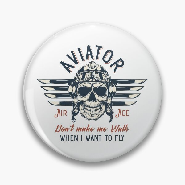 Item preview, AVIATOR SKULL QUOTE PILOT TSHIRT TEE GIFT PRESENT designed and sold by Timcito.