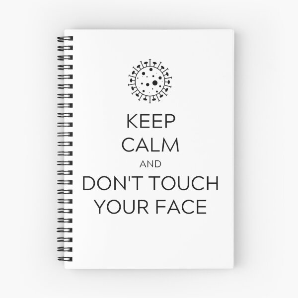 Item preview, Keep Calm and Don't Touch Your Face designed and sold by PetrKad.