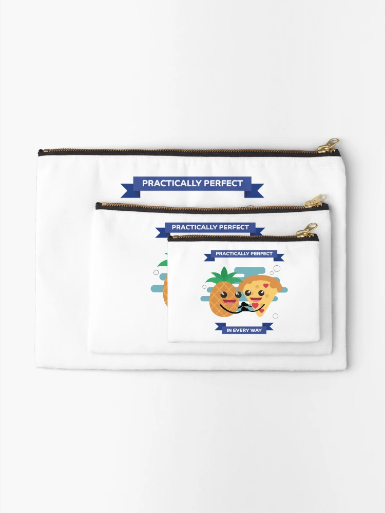 Thumbnail 2 of 4, Zipper Pouch, Practically Perfect designed and sold by PortraitPanda.
