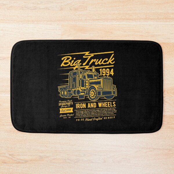 Item preview, Big Truck iron and wheels, gift for truck drivers designed and sold by desislogn.
