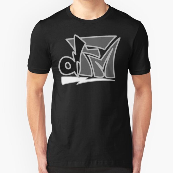 DeaFM Record Co. - "dFM" Logo Slim Fit T-Shirt