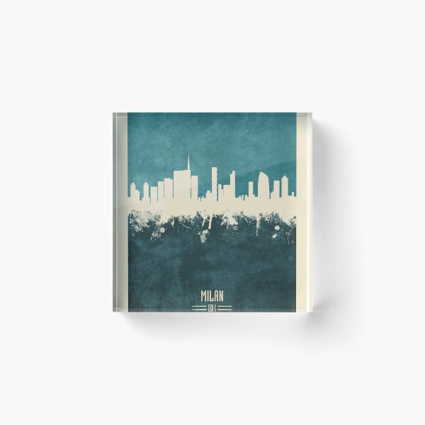 Item preview, Milan Italy Skyline designed and sold by ArtPrints.