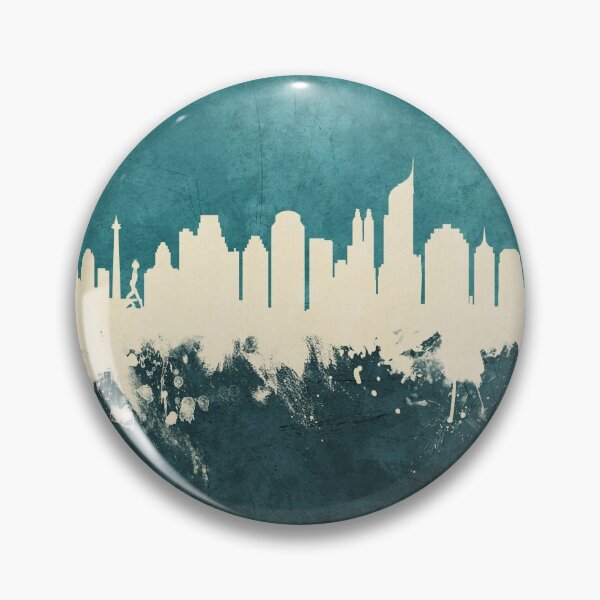 Item preview, Jakarta Skyline Indonesia designed and sold by ArtPrints.
