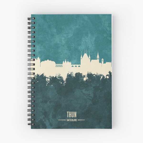 Item preview, Thun Switzerland Skyline designed and sold by ArtPrints.