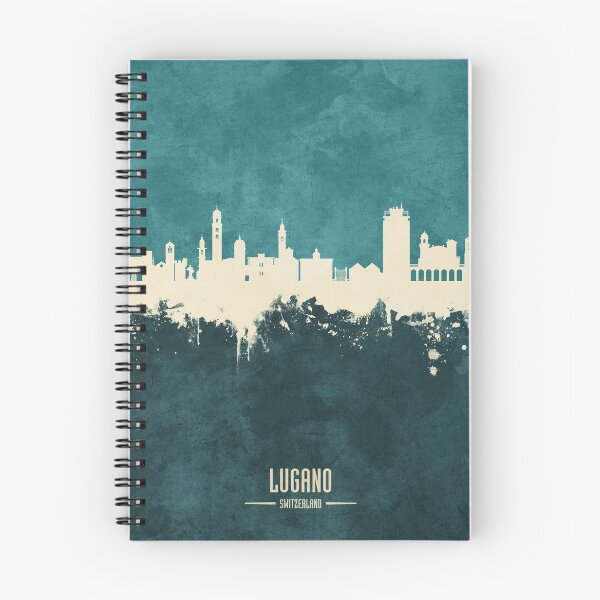 Item preview, Lugano Switzerland Skyline designed and sold by ArtPrints.