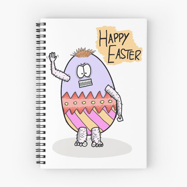 Item preview, Happy Easter - Angry Easter Egg - Waving designed and sold by Martin Peck.