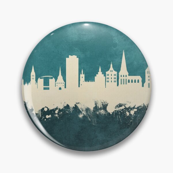 Item preview, Rostock Germany Skyline designed and sold by ArtPrints.