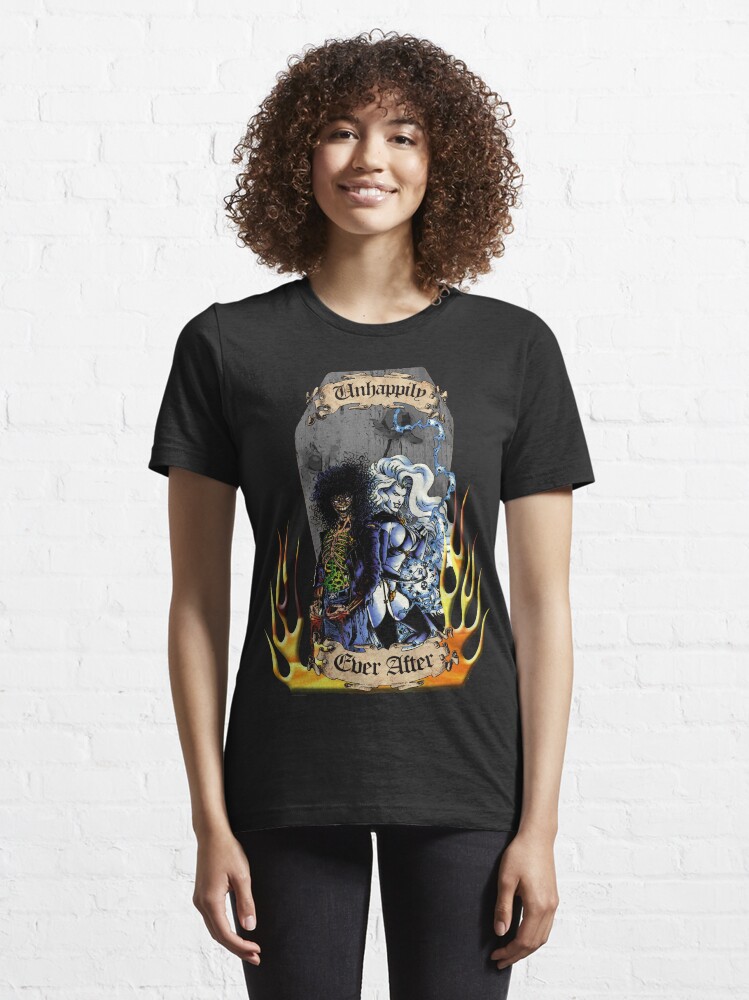 Alternate view of Unhappily Ever After - Lady Death & Evil Ernie Essential T-Shirt
